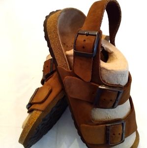 Birkenstock Betula brown leather sandals